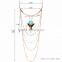 New Design Fashion Crystal Necklaces Women Luxury Statement Diamond Necklace Jewelry SKA8454