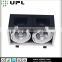 led grille downlight 2x30w,intumescent downlight cover