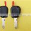 one button car key blank for Renault 206 remote key cover with light and red plug