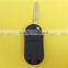 Flip folding remote key case shell for Toyota camry corolla yaris rav4 car key cover