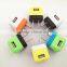 The POpular Colourful USB wall charger portable charger mobile charger DC 5v1000mA home charger for smartphone
