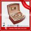 Glossy finish red color wooden cigar cabinet for gift