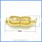 White Rhodium And Gold Plated 7x20mm 925 Sterling Silver Magnetic Clasps For Cord Ends Rope Necklace And Bracelets SC-MC007