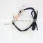 Korean Sweet Gold Plated Letter Love Rhinestone Bow Rubber Band Elastic Hair Bands Girls Hair Accessories for Women Headwear