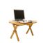 Beauty Carvened flower Solid Bamboo Collapsible Folding of Table Laptop Stand new design laptop bed desk