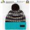 Fashion Acrylic your own logo knit beanie