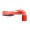 600P/4HK1 genuine auto air cooler inlet hose soft red long JMC QINGLING pick up truck auto spare parts