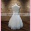 Embellished short sexy bridesmaid dress in cream color