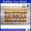 Wall mounted display racks shoe rack and bag with wall shelves