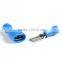 Newest 1.5-2.5mm2 (AWG16-14) Blue Insulated Male Disconnect MDD2-250