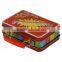 luch tin box with handle and lock