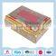 Large rectangular metal tin box for daily necessities storage