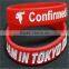 Customized cheaper silicone band, promotional silicone band,activities advertising silicone band