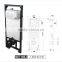 WC Concealed Quality PVC Bathroom Chinese Wall Mount Hidden Cistern
