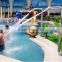 Water park swimming pool stainless steel vichy shower