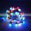 Pure copper wire LED RGB Ball cover string lights IP65 Christmas light,led string light