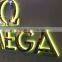 Custom Stainless steel led backlit signs, Outdoor Illuminated Channel Letters