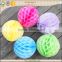 Christmas decoration handmade round tissue paper honeycomb balls