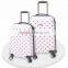 printed abs pc zipper trolley luggage suitcase set with 20"24"28"
