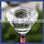 Promotion glass candle holders wholesale/ red long stem glass candle holder/ custom glass candle jars