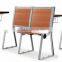 Tianzuo Aluminum Frame comfortable classroom desk and chair set