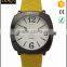 LOGO custom fashin leather watch stainless steel back women