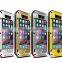 Powerful Metal & Silicone & Gorilla Glass Hybrid Case for iPhone 6 LOVE MEI Case Cover 4.7 Inch