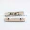 CR-ML00022 Gold plated metal logo plate custom metal logo label for furniture
