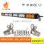 super bright ce rohs waterproof single row 12v amber/white strobe led light bar