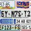 Car License Plate PVC Surface DM8300
