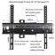 Vertically adjustable tilt swivel single arm tv wall mount full motion lcd plasma tv bracket for 26 to 55 inch screen