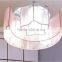 High quality crystal chandelier ceiling light cover ,decorative round parchment light shade for bedroom