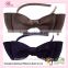 red dot fabric bow hair clasp/artificial flower hair clasp large bow headband/christmas bow headband