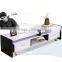 White and black modern tv stand