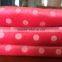 100%polyester polka dot printted velvet fabric for blanket, bed,pajamas