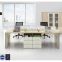 Wholesale fresh color panel office workstation for 4 person
