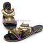 High quality popular style summer slipper with stone design for woman
