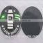 waterproof 3D raised logo rubber badge,jacket sewing on rubber patch