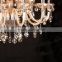 Top Golden crystal candle chandelier pendent light