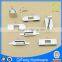 Qifeng hardware 6pcs zinc alloy handbag accessories in light gold color