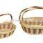 hot sell willow gift basket/flower basket for wedding/handmade flower basket