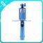 2016 OEM wholesaler cable selfie stick with foldable handle for mobile phone