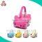 Kids soft custom music earphone with animal toy