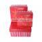 Fancy red promotinal paper gift box packaging wholesale
