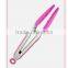 2015 Stainless steel with sillcone handle novelty silicone Barbecue clip hot sale Food grade silica gel clip/ food clip/ G04