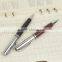 Eco-friendly leather marking promotional metal ball pen