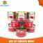popular halal food flavor seasoning 28-30% brix tomato paste oem brand canned package