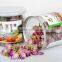 500ml wide-mouth PET plastic food garde tin can packaging dry food / nut / snacks