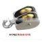 China factory supplier Rigging single/ Double pulleys with fixed eye