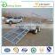 9x5 galvanized tipper folding cage box trailer with tandem axle